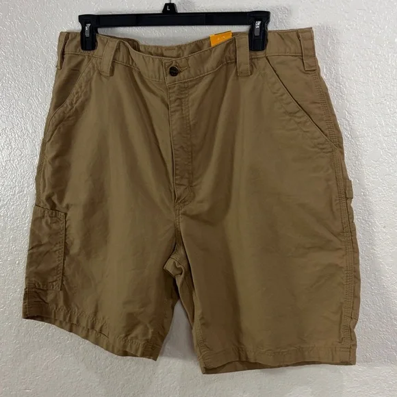 Carhartt Men’s Khaki/Tan Cargo Work Shorts,Size 42 ,Loose Fit Canvas - Picture 5 of 17